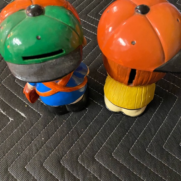 Peppermint Patty Ceramic & Peanuts Schroeder Piggy Bank Handmade - Picture 2 of 10